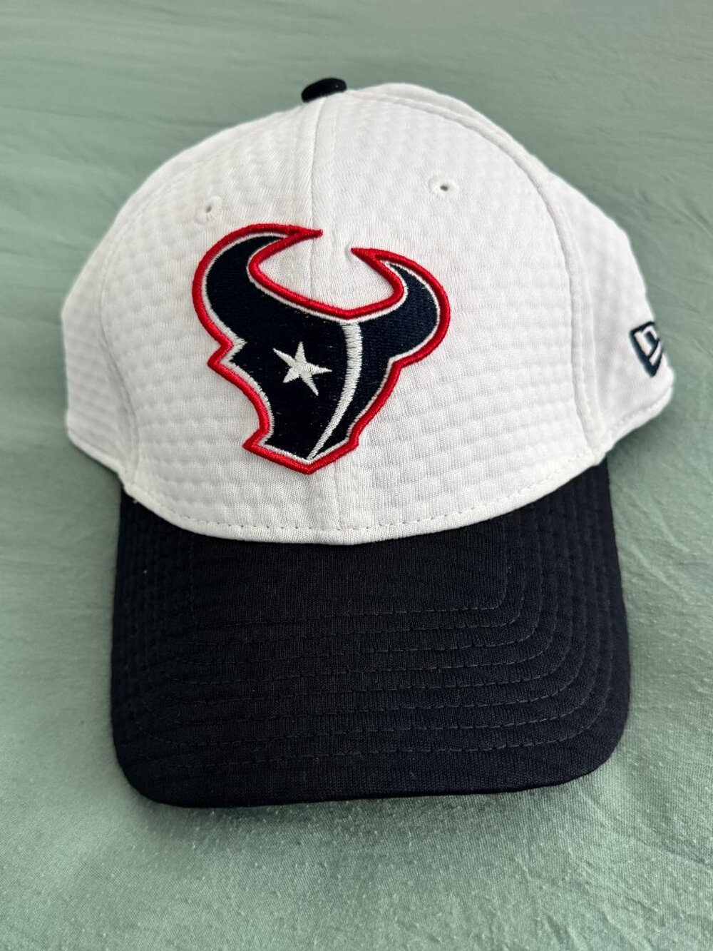 Houston Texans New Era 39THIRTY Hat M/L Flex Fit NFL White Black Cap